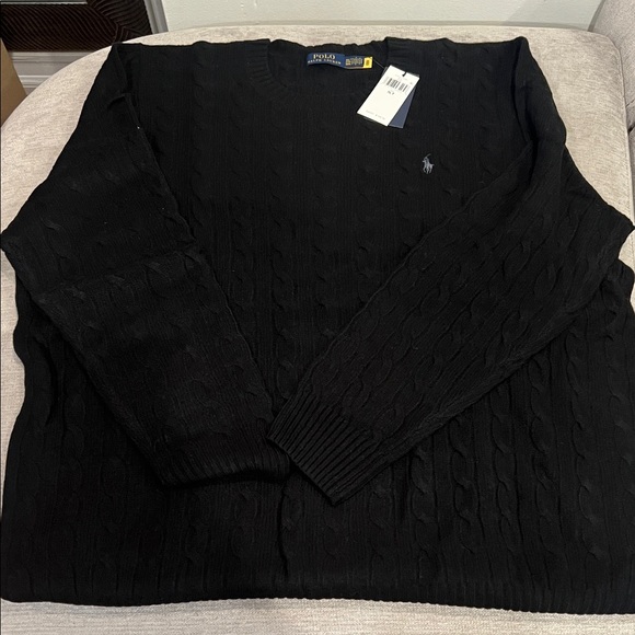 Polo by Ralph Lauren Classic Black Crewneck Sweater